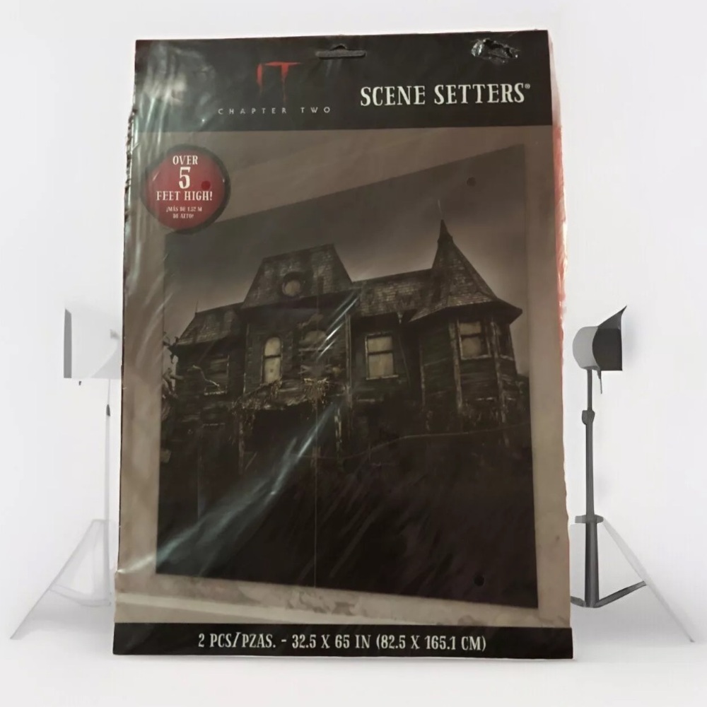 NEW IT Chapter Two Neibolt House Scene Setter Over 5ft Backdrop Decoration